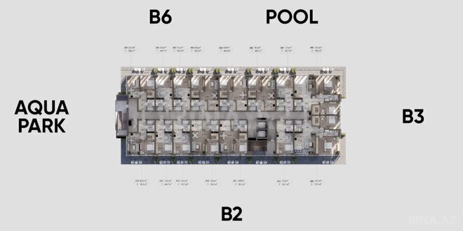 Satılır 1 otaqlı yeni tikili 51.4 m², Sea Breeze q., photo 4 from 6