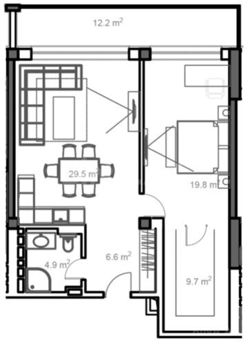 Satılır 2 otaqlı yeni tikili 97.5 m², Sea Breeze q., photo 7 from 8