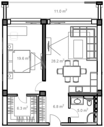 Satılır 2 otaqlı yeni tikili 92 m², Sea Breeze q., photo 6 from 7