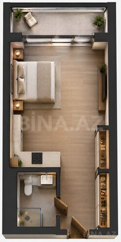Продаётся 1-комн. новостройка 57.5 м², пос. Sea Breeze, photo 5 from 11