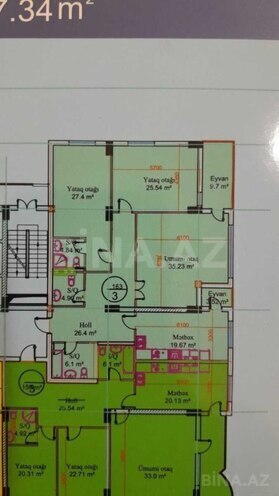 Satılır 3 otaqlı yeni tikili 163.3 m², Elmlər Akademiyası m., photo 3 from 7