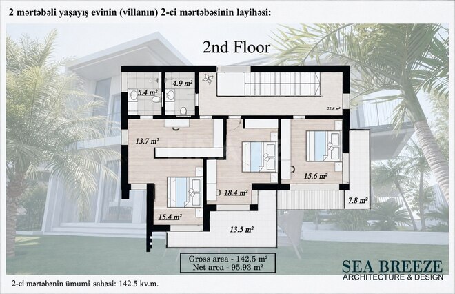 Satılır 5 otaqlı həyət evi/bağ evi 291 m², Nardaran q., photo 6 from 32