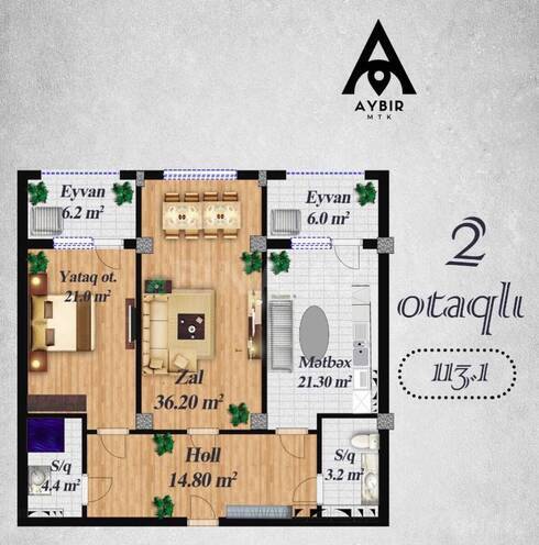 Продаётся 2-комн. новостройка 113 м², Наримановский  р., photo 3 from 9