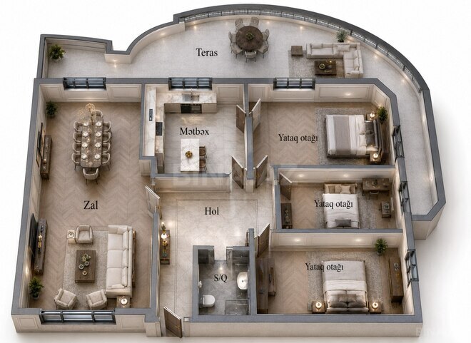 Satılır 4 otaqlı yeni tikili 229.9 m², 28 May m., photo 3 from 17