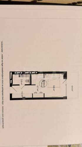 Продаётся 1-комн. новостройка 39 м², пос. Нардаран, photo 5 from 6