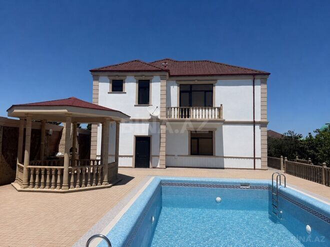 Satılır 7 otaqlı həyət evi/bağ evi 430 m², Novxanı q., photo 1 from 30