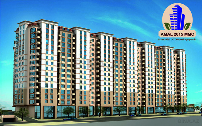 Satılır 2 otaqlı yeni tikili 82 m², Həzi Aslanov m., photo 1 from 6