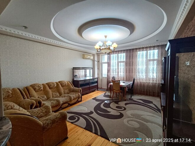 İcarəyə verilir 3 otaqlı yeni tikili 115 m², Şah İsmayıl Xətai m., photo 1 from 7