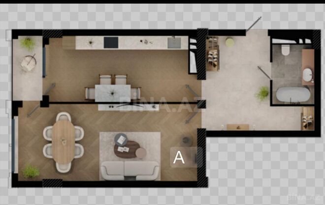 Продаётся 2-комн. новостройка 80 м², м. Кероглу, photo 3 from 8