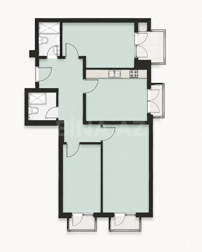 Satılır  obyekt 111 m², Dərnəgül m., photo 1 from 6