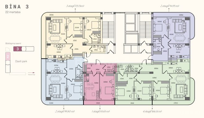 Satılır 3 otaqlı yeni tikili 135.5 m², Badamdar q., photo 6 from 8