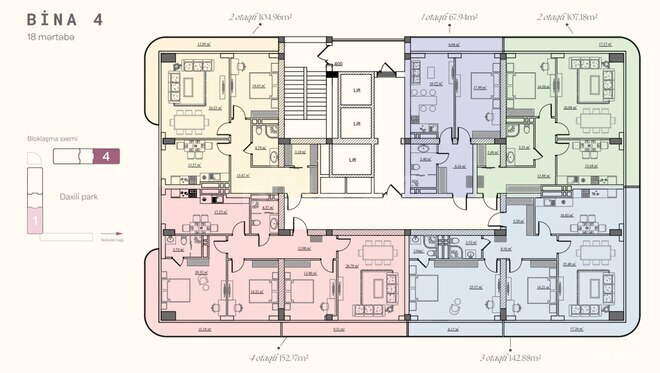 Satılır 4 otaqlı yeni tikili 152.3 m², Badamdar q., photo 6 from 8