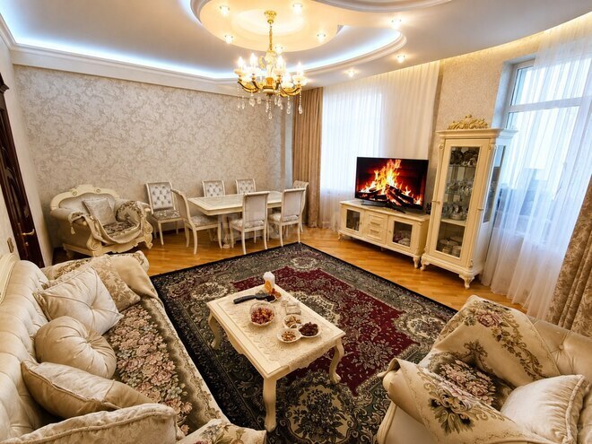 İcarəyə verilir 4 otaqlı yeni tikili 145 m², İnşaatçılar m., photo 1 from 23