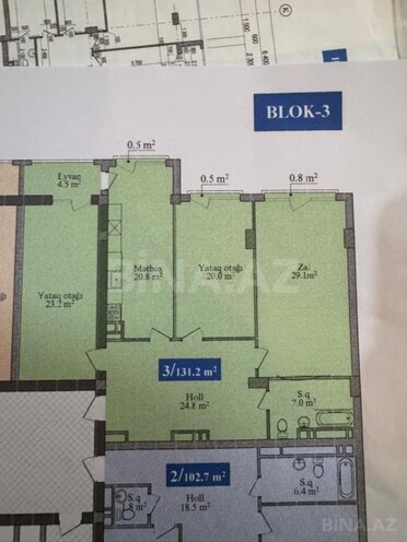 Satılır 3 otaqlı yeni tikili 132 m², Gənclik m., photo 5 from 6