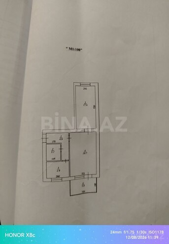 Продаётся 3-комн. вторичка 50 м², м. Иншаатчылар, photo 11 from 12