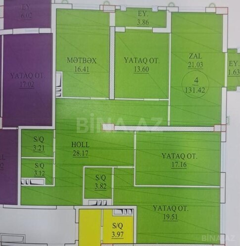 Продаётся 4-комн. новостройка 131 м², м. Гянджлик, photo 3 from 8