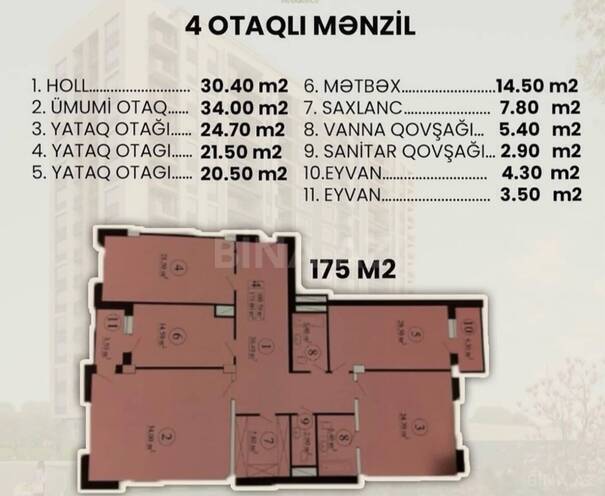 Продаётся 4-комн. новостройка 176 м², м. 28 мая, photo 3 from 9