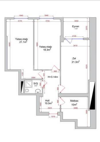 Продаётся 2-комн. новостройка 104.2 м², Хатаинский р., photo 5 from 14