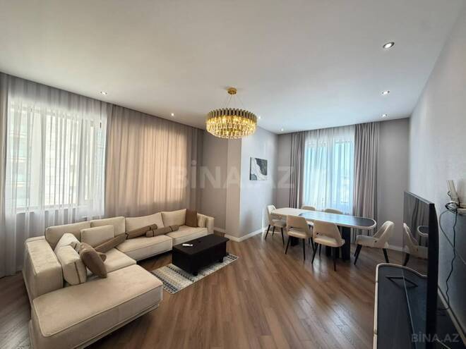 İcarəyə verilir 3 otaqlı yeni tikili 125 m², Nizami m., photo 3 from 8