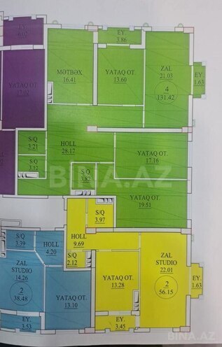 Продаётся 4-комн. новостройка 132 м², м. Гянджлик, photo 5 from 22