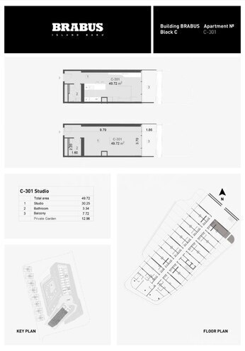 Satılır 1 otaqlı yeni tikili 49.7 m², Nardaran q., photo 14 from 15