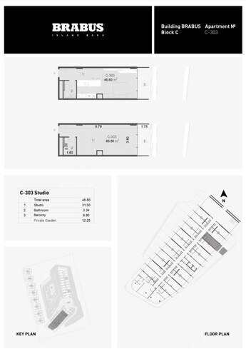 Satılır 1 otaqlı yeni tikili 46.8 m², Nardaran q., photo 14 from 15