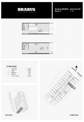 Satılır 1 otaqlı yeni tikili 46.6 m², Nardaran q., photo 14 from 15