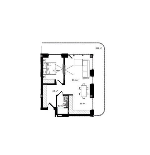 Продаётся 2-комн. новостройка 100.7 м², пос. Нардаран, photo 7 from 8