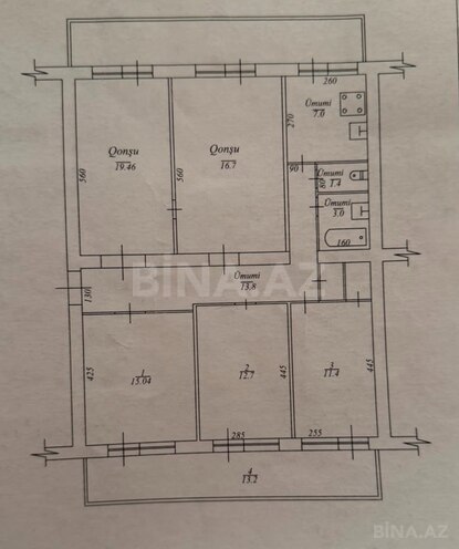 Продаётся 3-комн. вторичка 50 м², м. Халглар Достлугу, photo 23 from 24