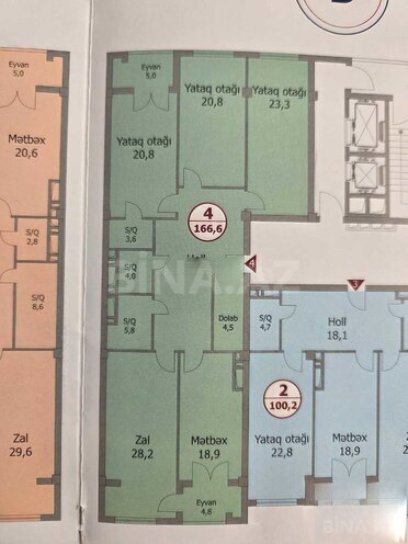 Satılır 4 otaqlı yeni tikili 167 m², Nəriman Nərimanov m., photo 4 from 10