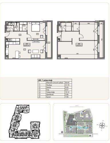 Satılır 2 otaqlı yeni tikili 82.7 m², Sea Breeze q., photo 10 from 11
