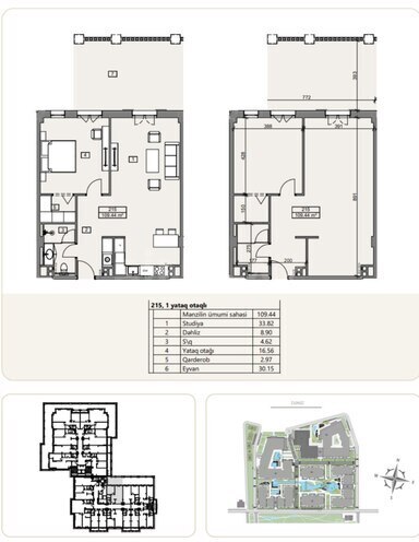 Satılır 2 otaqlı yeni tikili 109.5 m², Sea Breeze q., photo 10 from 11