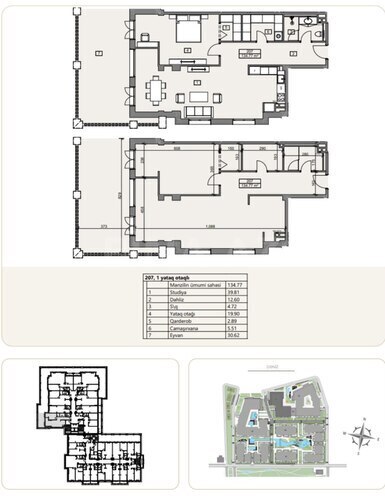 Satılır 2 otaqlı yeni tikili 134.8 m², Sea Breeze q., photo 10 from 11