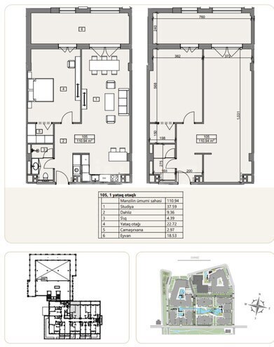 Satılır 2 otaqlı yeni tikili 110.9 m², Sea Breeze q., photo 10 from 11