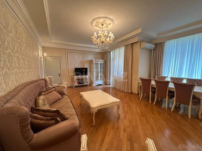 İcarəyə verilir 3 otaqlı yeni tikili 130 m², 8 Noyabr m., photo 1 from 19