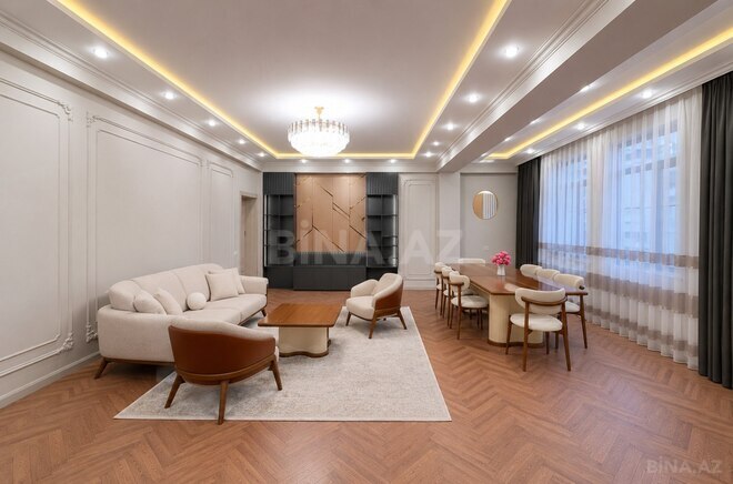 İcarəyə verilir 3 otaqlı yeni tikili 140 m², Nəsimi r., photo 1 from 12