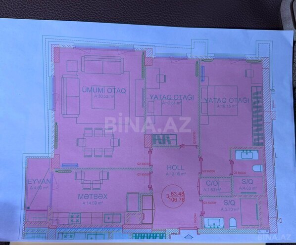 Продается 3-комн. новостройка 110 м², м. Бакмил, photo 4 from 7