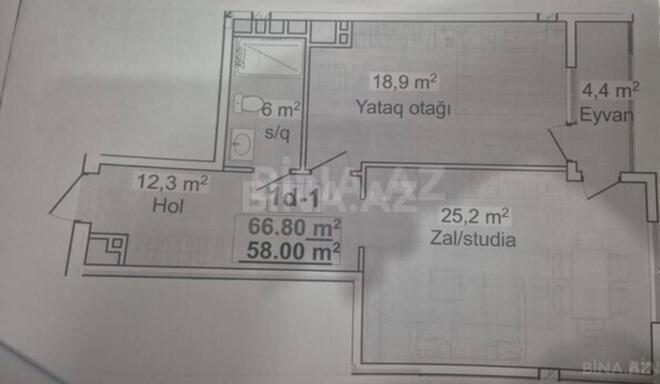 Satılır 2 otaqlı yeni tikili 66.8 m², 20 Yanvar m., photo 4 from 12