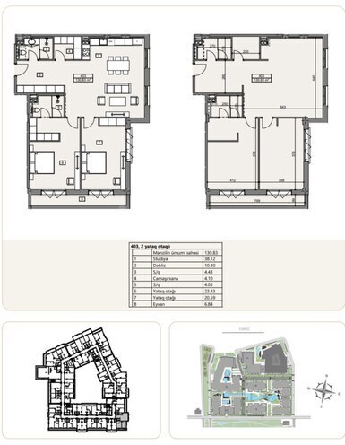 Satılır 3 otaqlı yeni tikili 130.9 m², Sea Breeze q., photo 10 from 11