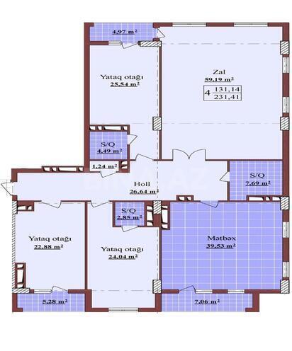 Продаётся 4-комн. новостройка 232 м², Насиминский  р., photo 4 from 16