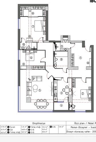 Satılır 4 otaqlı yeni tikili 202 m², Şah İsmayıl Xətai m., photo 13 from 14