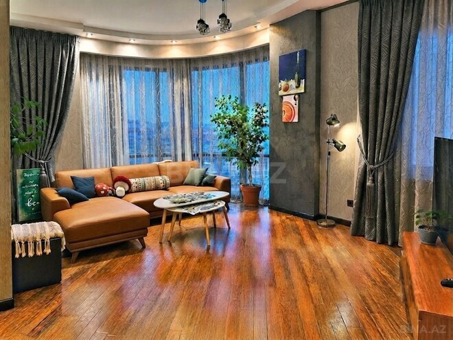 İcarəyə verilir 3 otaqlı yeni tikili 125 m², Nəsimi r., photo 3 from 12