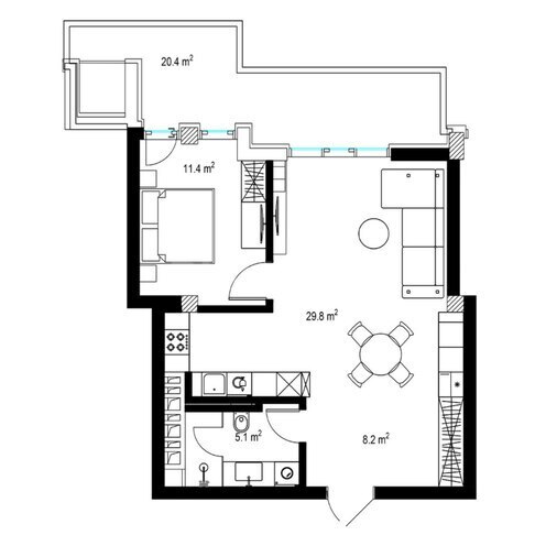 Продаётся 1-комн. новостройка 85.7 м², пос. Sea Breeze, photo 12 from 13
