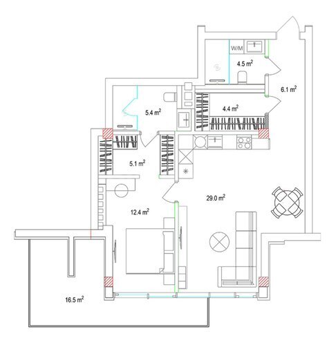 Продаётся 2-комн. новостройка 96.7 м², пос. Sea Breeze, photo 12 from 13