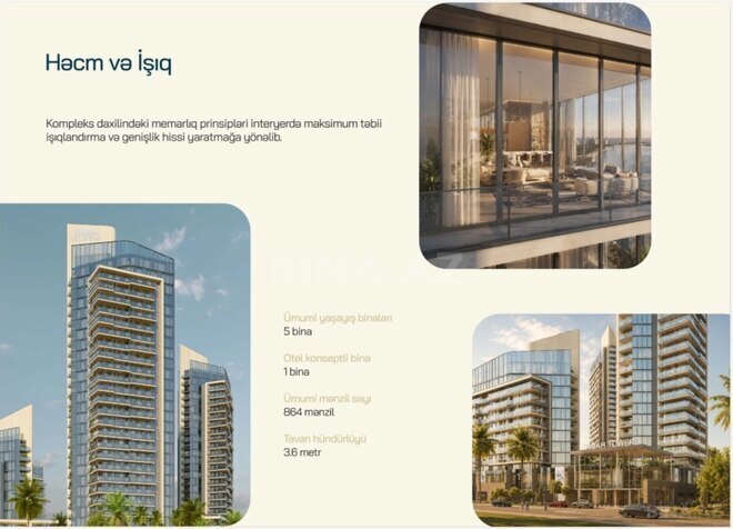 Satılır 1 otaqlı yeni tikili 36 m², Sea Breeze q., photo 4 from 8