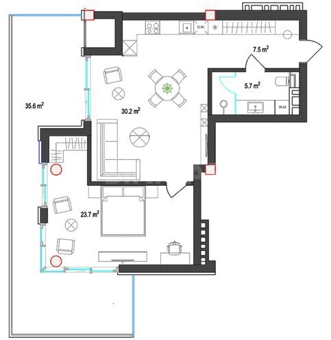 Satılır 2 otaqlı yeni tikili 114 m², Nardaran q., photo 12 from 13