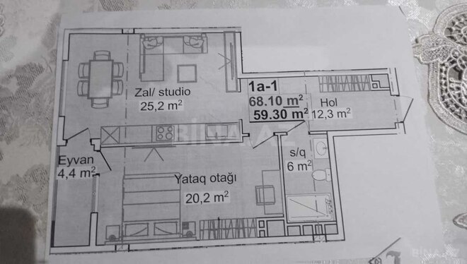 Satılır 2 otaqlı yeni tikili 68 m², 20 Yanvar m., photo 6 from 7