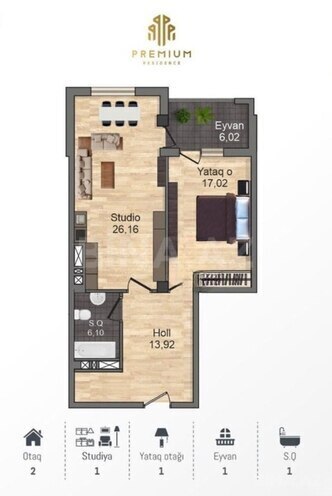 Satılır 2 otaqlı yeni tikili 72 m², 28 May m., photo 4 from 14