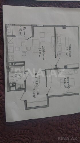 Satılır 3 otaqlı yeni tikili 75 m², 20 Yanvar m., photo 12 from 16