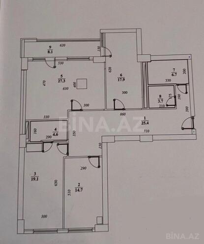 Satılır 3 otaqlı yeni tikili 135 m², Gənclik m., photo 6 from 7